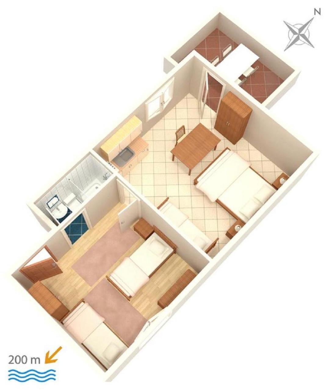 Apartments Zdravko - 150 M From Sandy Beach Duće Kültér fotó